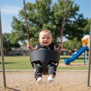 Cat & Jack Black and Cream Floral Kids Romper